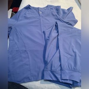 Ceil Blue WonderWink W123 Scrubs Set